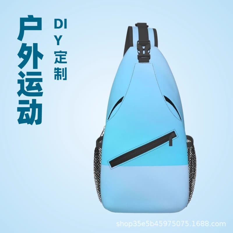 New Crossbody Bag Hot Selling Chest Bag Shoulder Bag Travel Hiking Bag Oxford Cloth Anime Backpack Amazon Cross-border