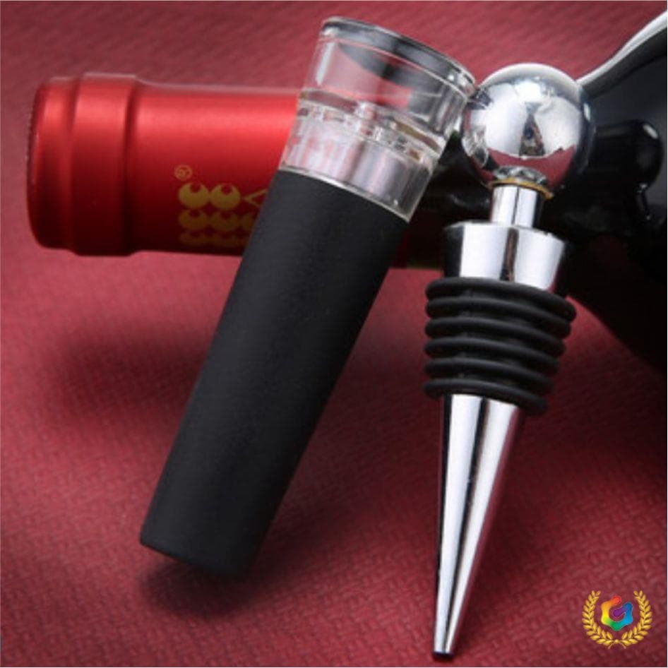 ☆ Red wine stopper, wine bottle plug, silicone vacuum seal, pourer, household food-grade sealing stopper
