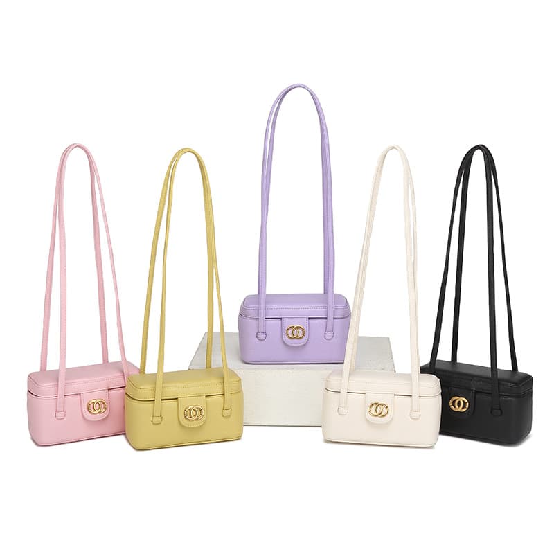 2026 New Small Fragrance Style Flap Bag Premium Box Bag Versatile Genuine Leather Handbag Shoulder Underarm Women's Bag