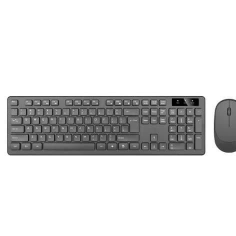 Hot Selling 8875 Popular Item, 2.4G Fashion Personalized Waterproof Wireless Keyboard and Mouse Set for Desktop and Laptop, Compact