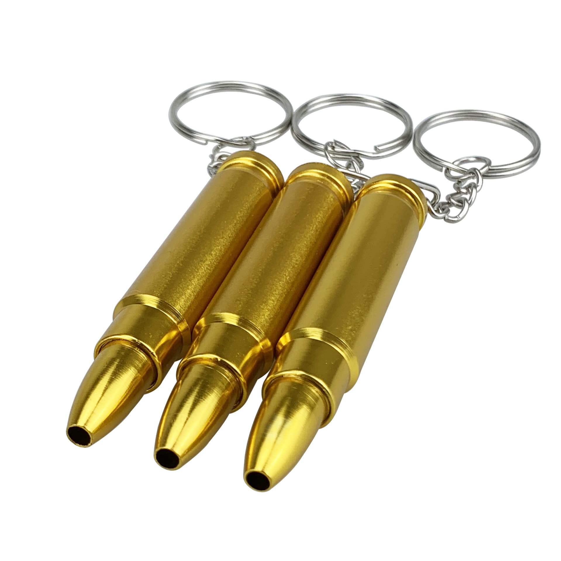 Factory Wholesale Creative Metal Hanging Bullet Pipe Portable Convertible Aluminum Snuff Device Smoking Accessories