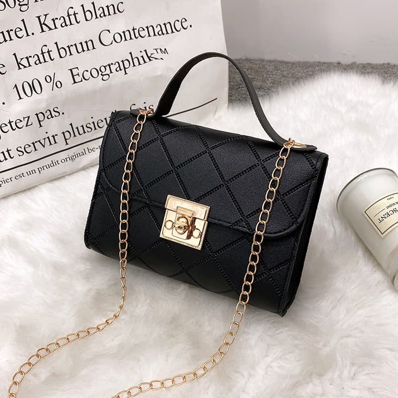 Ladies Handbags Crossbody Chain Bag 2022 Simple Fashion Small Square Tote Bag
