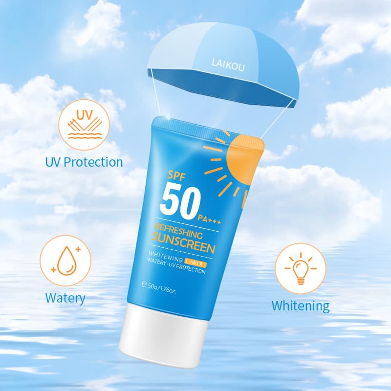 LAIKOU Sunscreen Isolation Cream 50g Lightweight Moisturizing Hydrating Cosmetics English Cross-border Wholesale