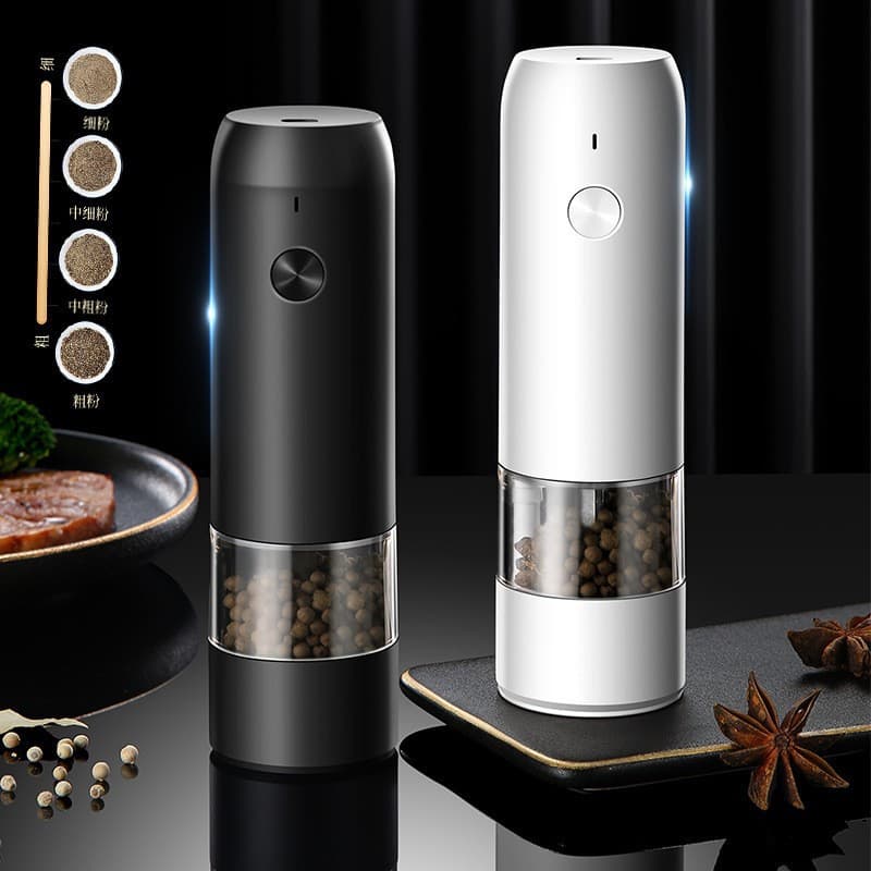 Electric Pepper Grinder Integrated Spice Grinder Adjustable Portable Electric Household Pepper Mill Manufacturer