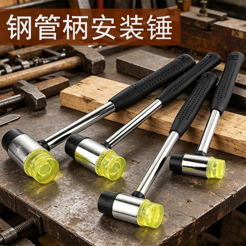 Small Hammer for Plant Leaf Rubbing, Children's Printing Rubber Mallet, Mini Leather Mallet, Installation Hammer, Rubber Mallet