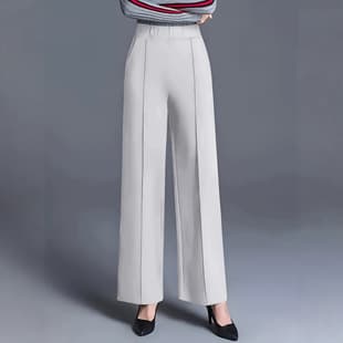 2026 Cross-border Amazon Independent Station Women's Spring/Summer High-Waist Loose Fit Slimming Casual Trousers Slimming Suit Pants