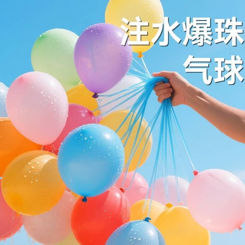 Small Water Balloons with Quick-Fill Inflator, Automatic Knotting, Kids Water Bombs, Summer Outdoor Water Fight Essential