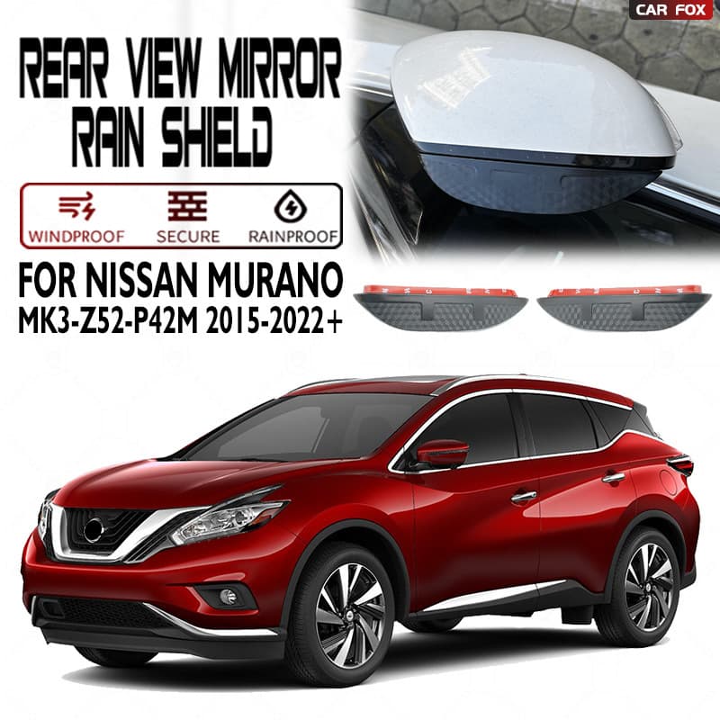 Compatible with Nissan Murano Rear View Mirror Rain Shield