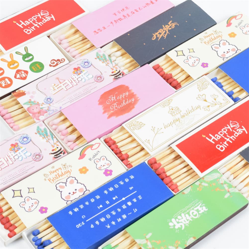 Advertising Matches Hotel Restaurant KTV Bakery Cake Shop Safety Matchbox General Goods In-Stock