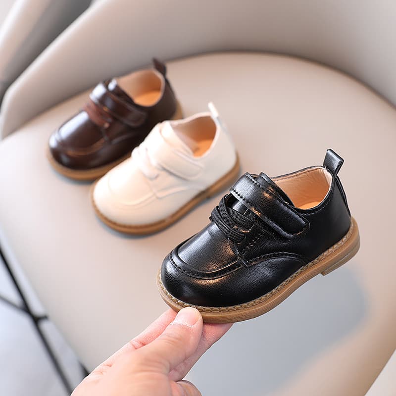 2025 Spring/Autumn New Children's Casual Shoes, Baby Toddler Walking Shoes, Soft Comfortable Wide Toe Leather Shoes, Stylish Kids Leather Shoes
