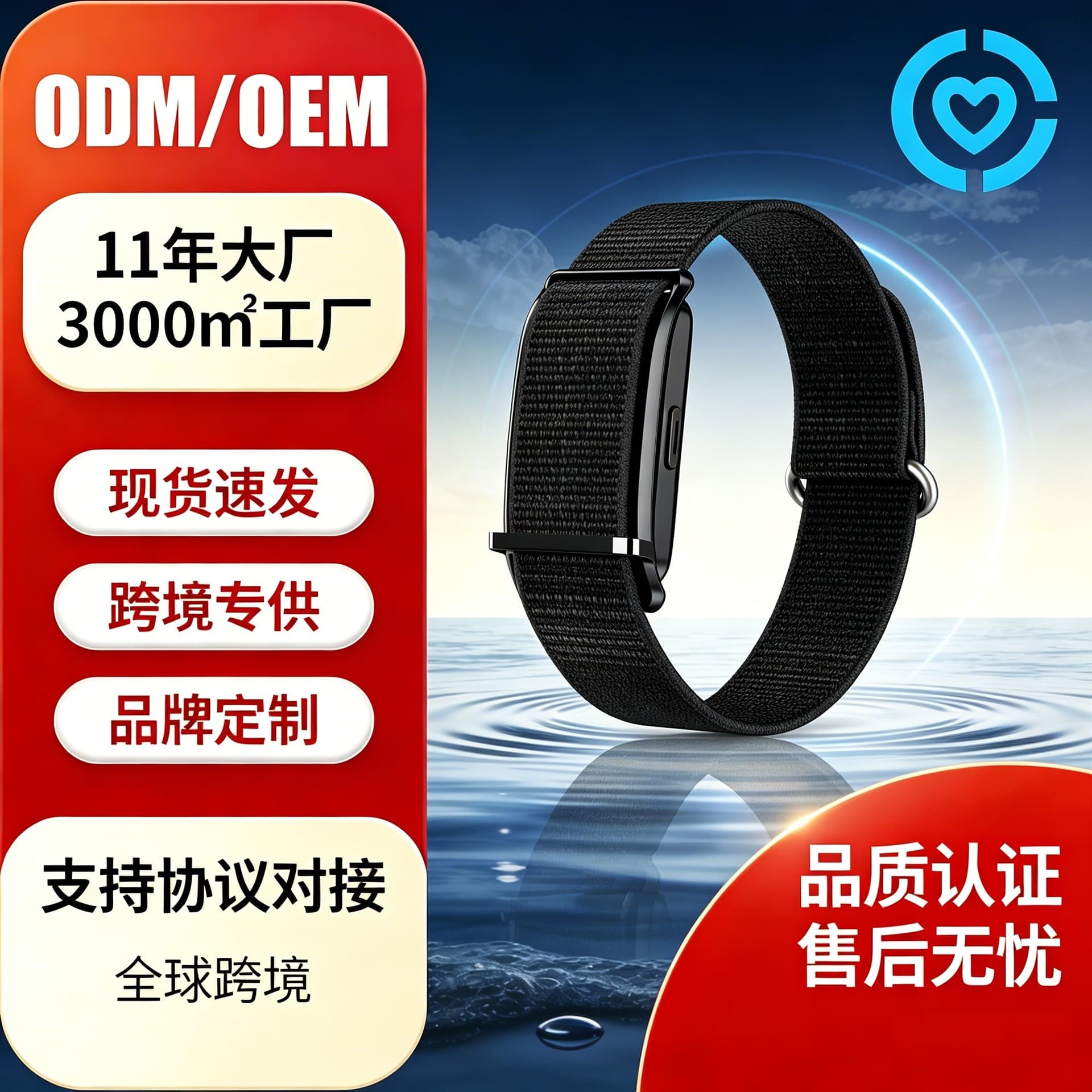 Cross-border S19 screenless smart bracelet, heart rate, women's health, remote control photography, men's sports watch
