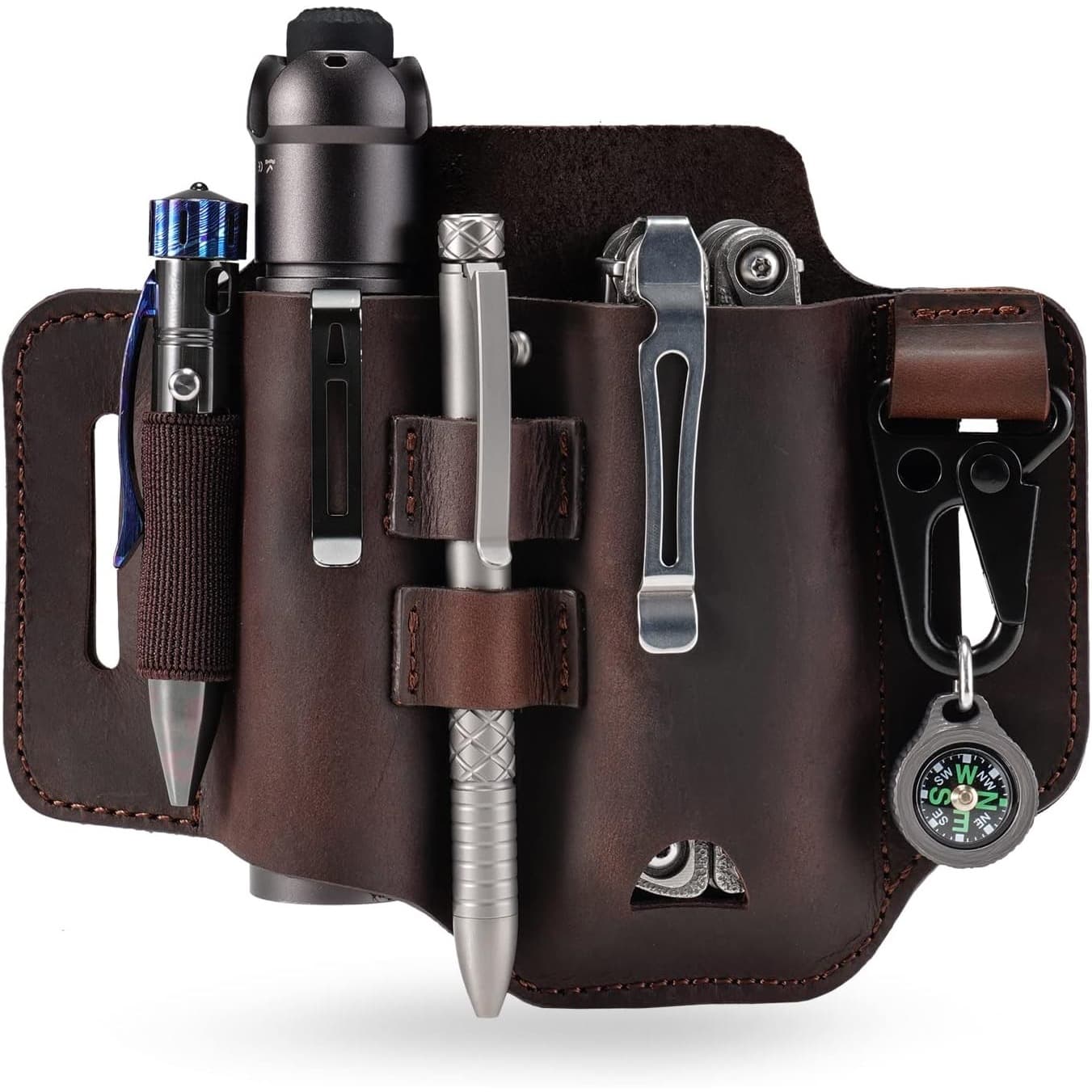 EDC Outdoor Multi-Function Belt Sheath, Pocket Organizer Pouch, EDC Tool Kit