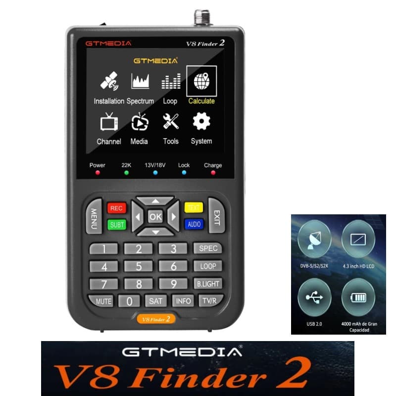 GTMedia V8 Finder2 With Bag and Charge