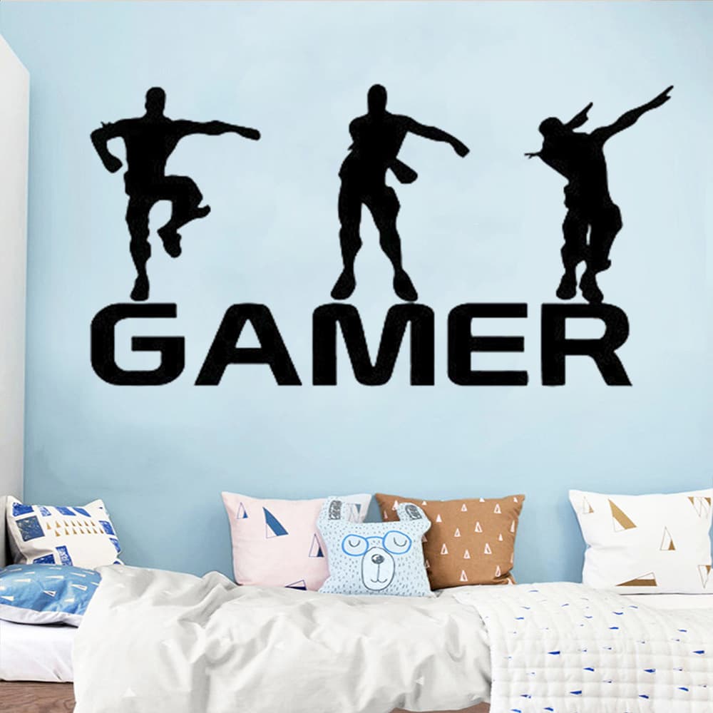 New Cartoon Character Stickers for Kids Room Game Gamer Bedroom Background Wall Decoration Self-Adhesive Wall Stickers