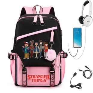 Stranger Things 4 Cross-border Merchandise Backpack Student School Bag Business Laptop Backpack