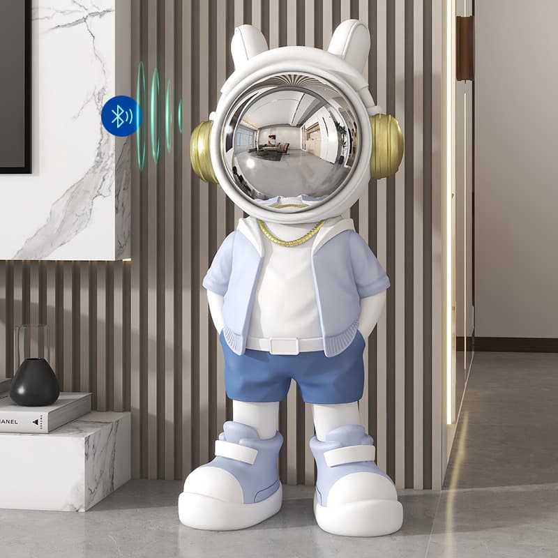 Creative astronaut living room decorations large floor-standing astronaut TV cabinet home accessories office opening and moving