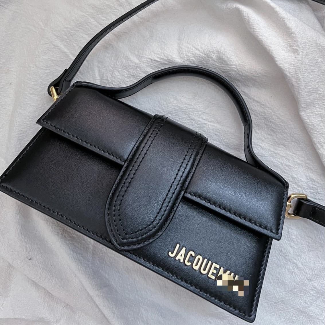 Jacquemus Niche Square High-End JA Handheld Camera Bag Crossbody Shoulder Underarm Bag Handheld Small Square Bag