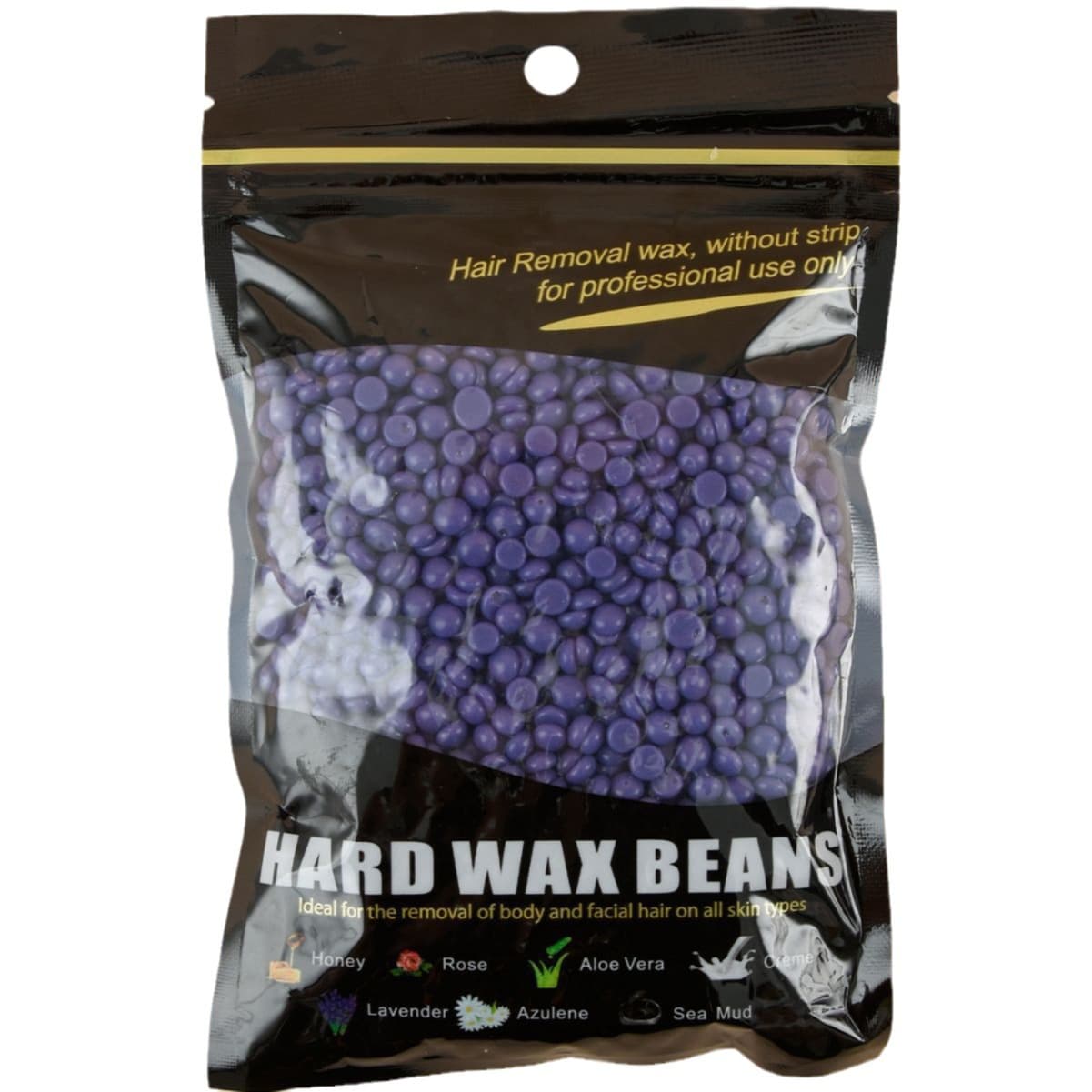 Waxkiss Natural Ingredient Solid Beads Hard Wax for Hair Removal Gentle Non-Irritating Paperless Wax