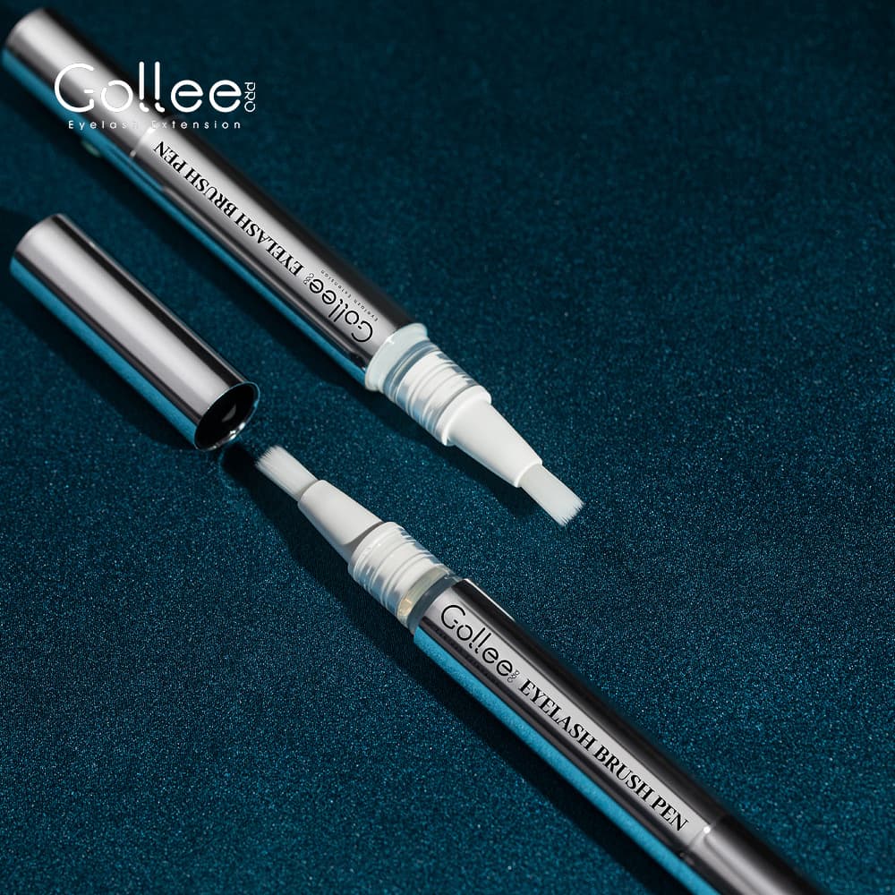 gollee eyelash raincoat setting liquid cross-border wet eyelash pen tip gathering EYELASH BRUSH PEN