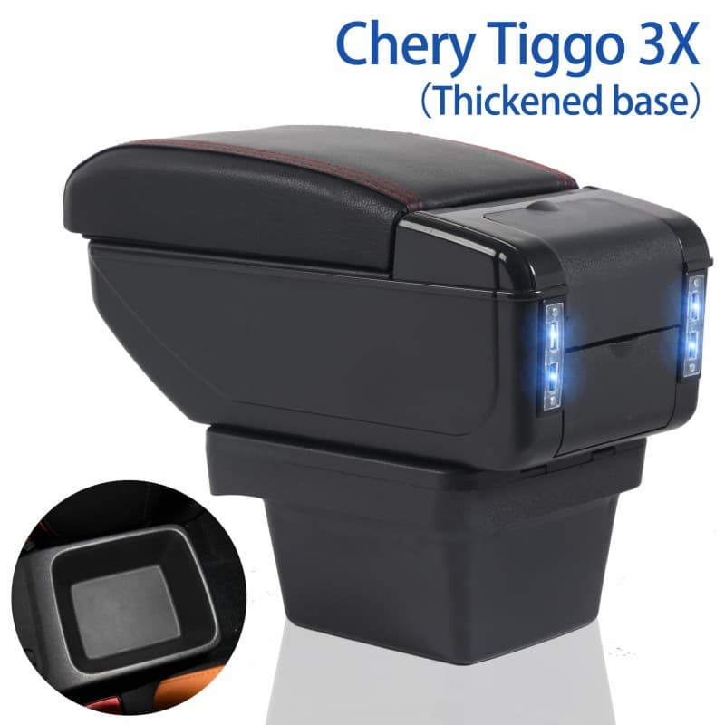 Chery Tiggo 3X Armrest Box Storage Organizer Accessories for Overseas Models