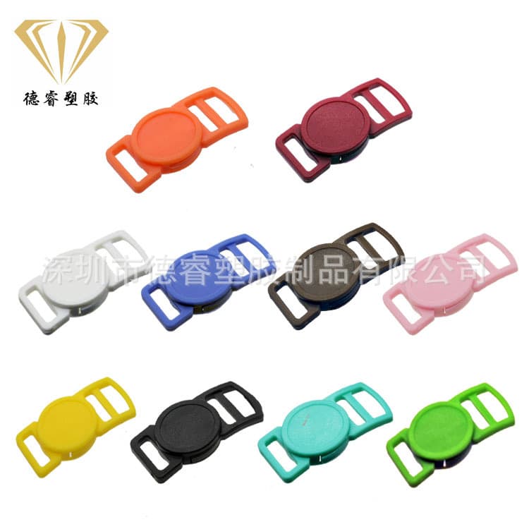 Direct Sale Mini Cat Buckle Pet Cat Bow Tie Collar Colorful Side Release Buckle Safety Easy Release Buckle Curved Small Buckle
