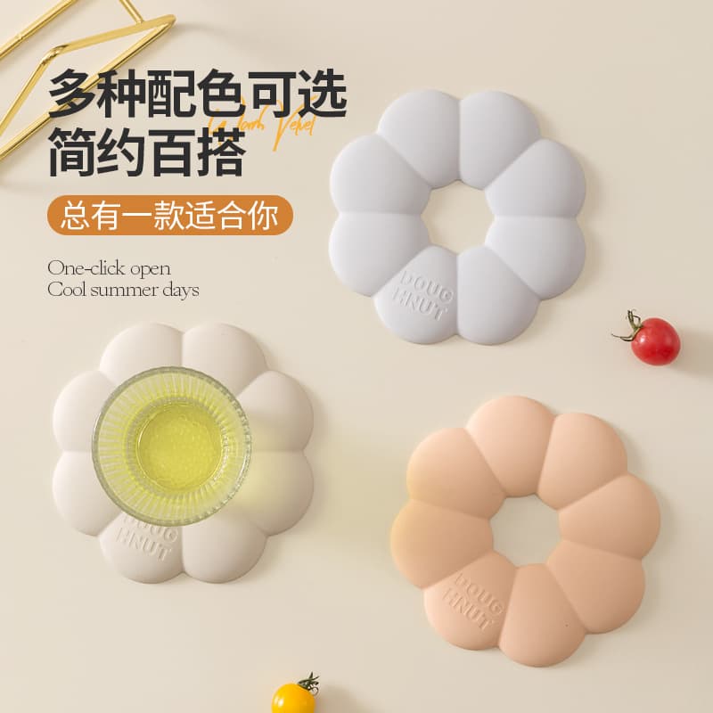 Silicone Heat Insulation Mat for Dining Table, Pot Pad, Cup and Bowl Mat, Casserole Heat-Resistant Pad, High-Temperature Resistant Soft Silicone Anti-Scald Mat