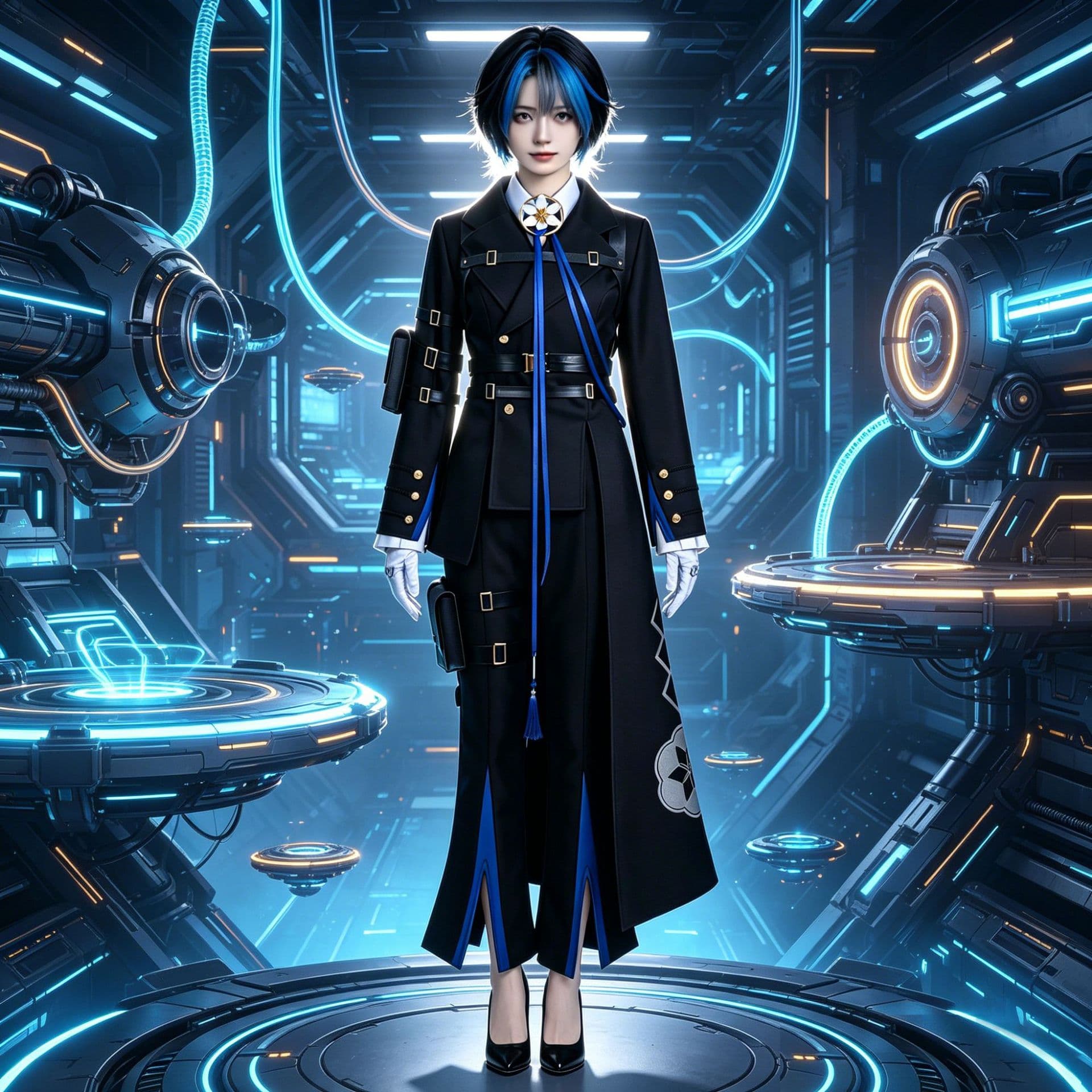Game C-Suit Heterocycle Cosplay Costume Psionicist Daftil Uniform Anime Cosplay Game Character Costume