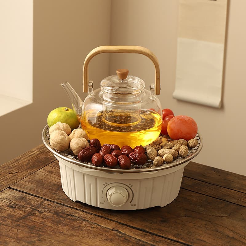 Gemi Source Factory Supply Electric Ceramic Hob Home Tea Warmer Griddle Tea Stove Glass Iron Kettle Boiling Water Stove Tea Set