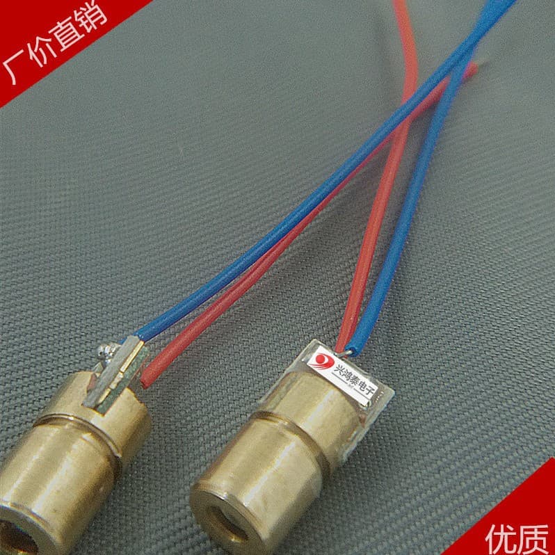 Adjustable 3V Laser Tube Copper Head 6MM Outer Diameter Red Dot Laser Module Laser Diode for Business And Industrial Use