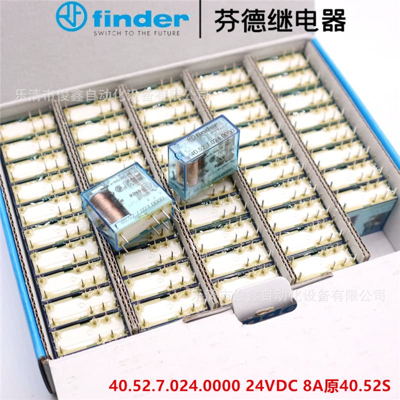 Brand New Original Finder 40.52.7.024.0000 24VDC 8A (formerly 40.52S) Relay