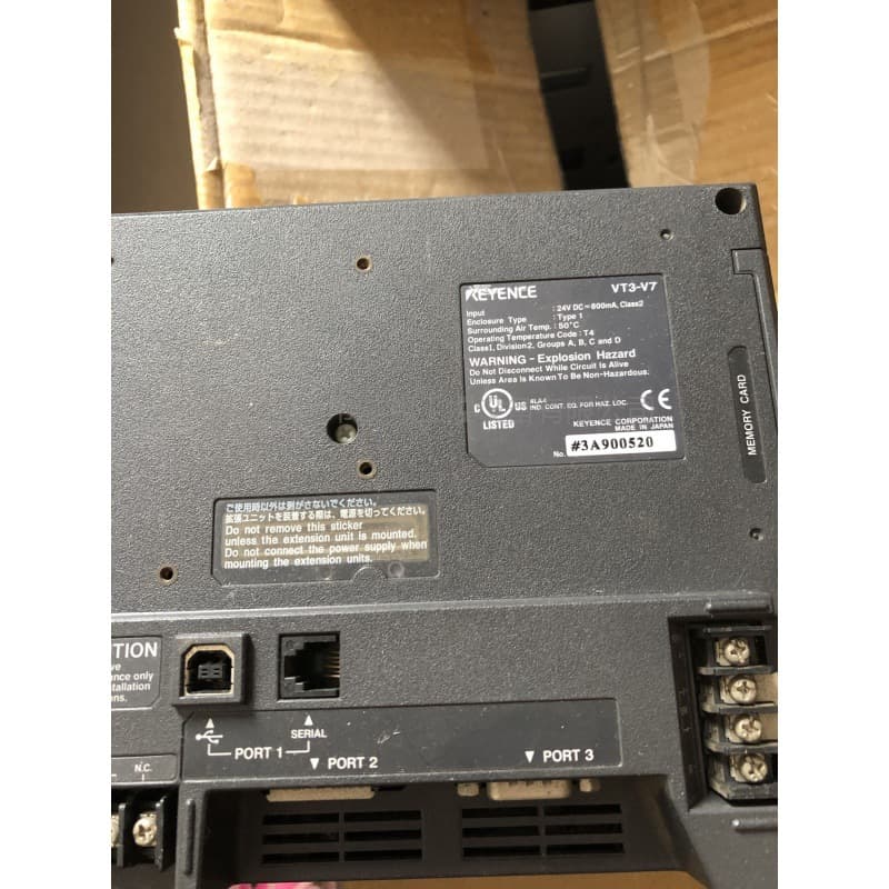 VT3-V7 KEYENCE Touch Screen Physical Image Negotiable
