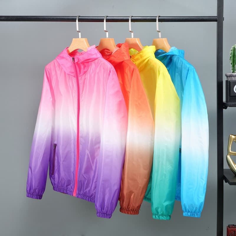 Wholesale New Outdoor Parent-Child Couple Skin Jacket Gradient Breathable Fishing Suit Custom Logo Printing