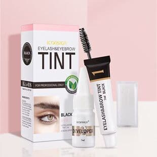 Cross-border ICONSIGN Eyebrow Tint Set Waterproof Quick-Dry Semi-Permanent Eyebrow and Lash Mascara Factory Wholesale