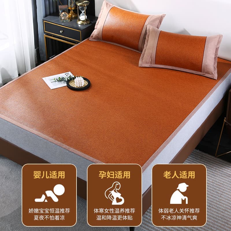 Cooling Mat Summer 2025 New High-End Vine Mat Grass Mat Home Use Summer Foldable Ice Silk Mat Single Dormitory Mat