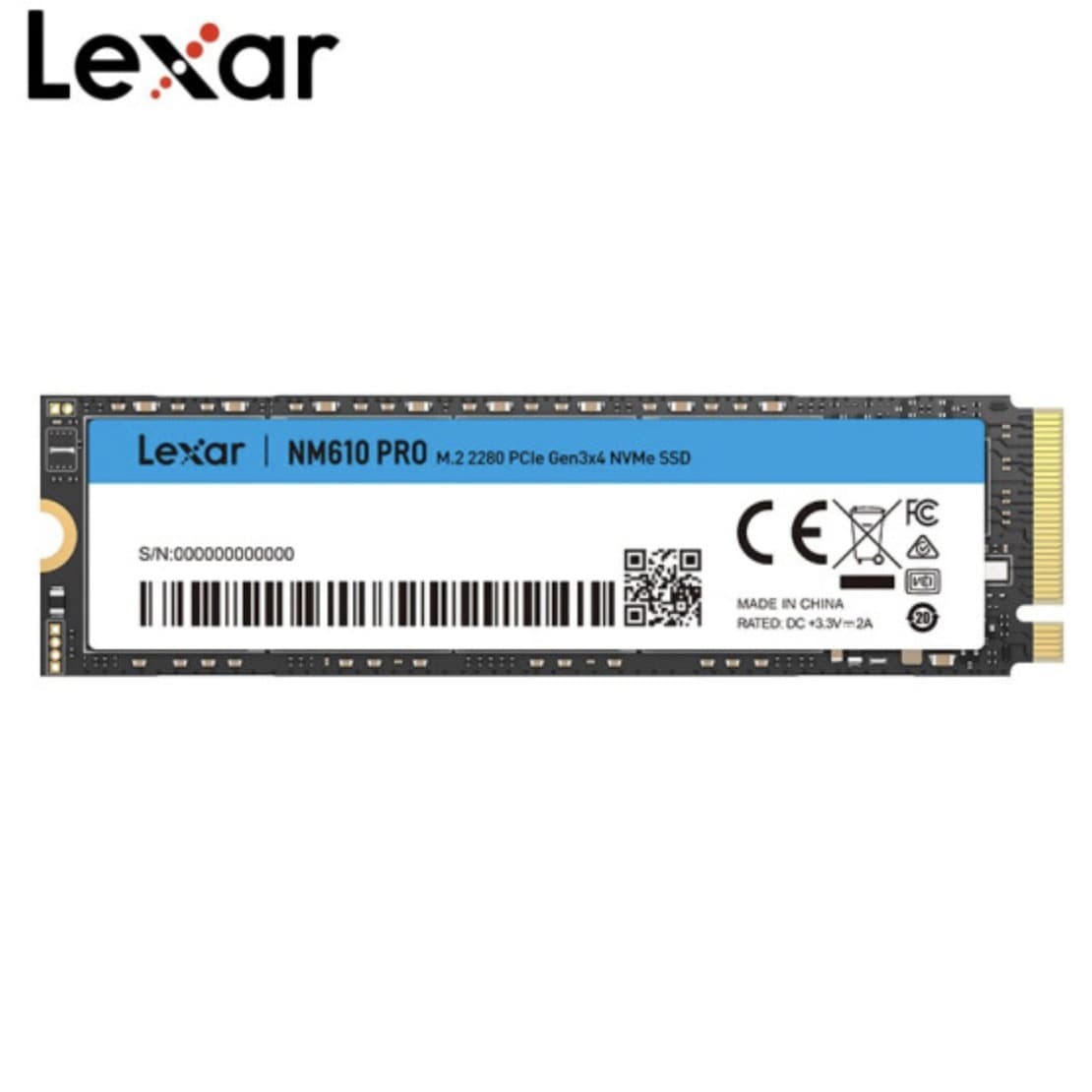 Lexar NM610PRO 250G 500G 1T 2T SSD M.2 NVMe Solid State Drive