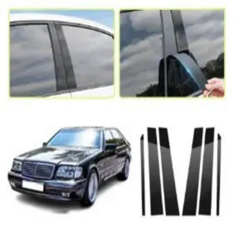 For Mercedes-Benz S-Class S400L W140 MK3 Modified Window Trim Side Pillar Center Post Sticker
