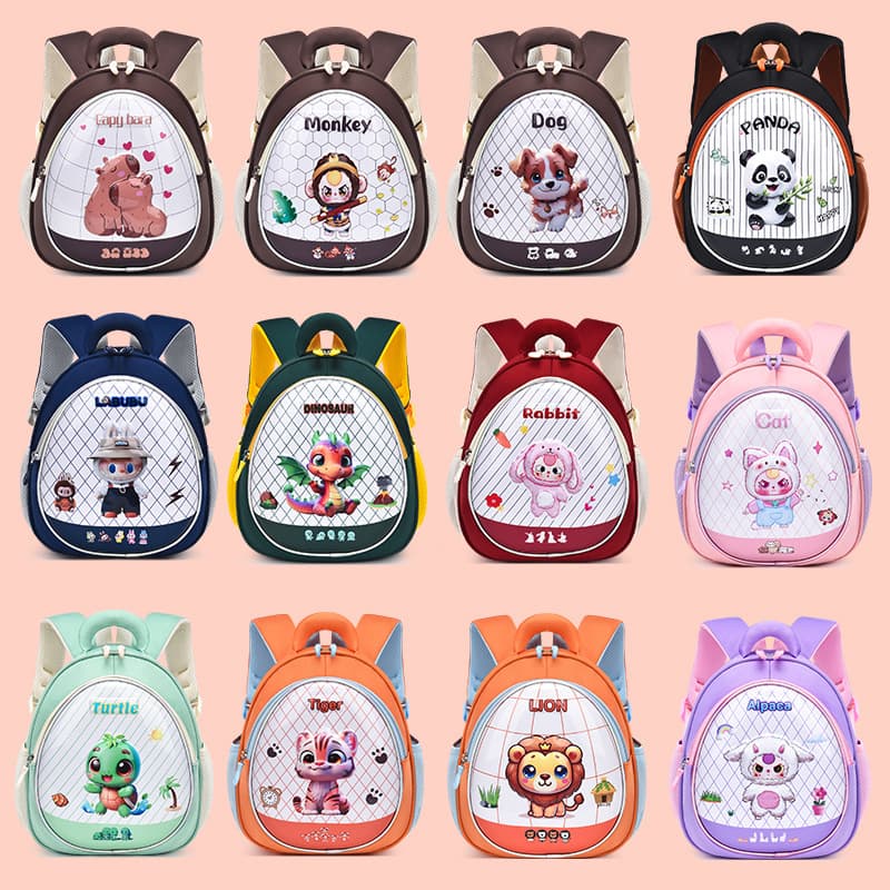 Cross-border new lightweight cute dinosaur eggshell backpack for kindergarten boys and girls