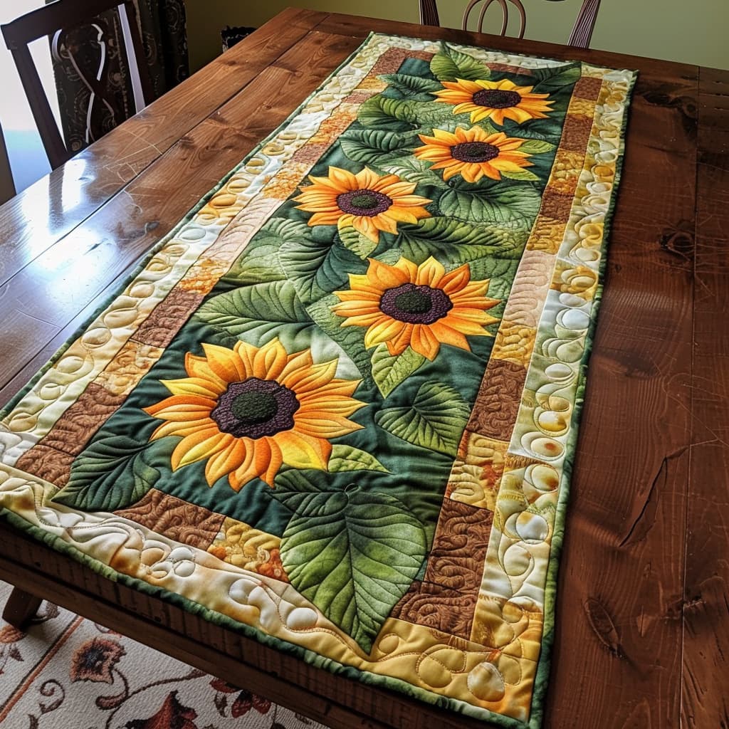 2026 New Cross-Border Independent Station Temu Digital Printed Quilted Table Runner Printed Living Room Dining Table Decorative Tablecloth