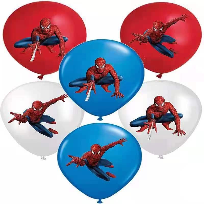 Superhero Avengers Spider-Man League Theme Children's Birthday Party Decoration Scene Decor High-Quality Latex Balloons