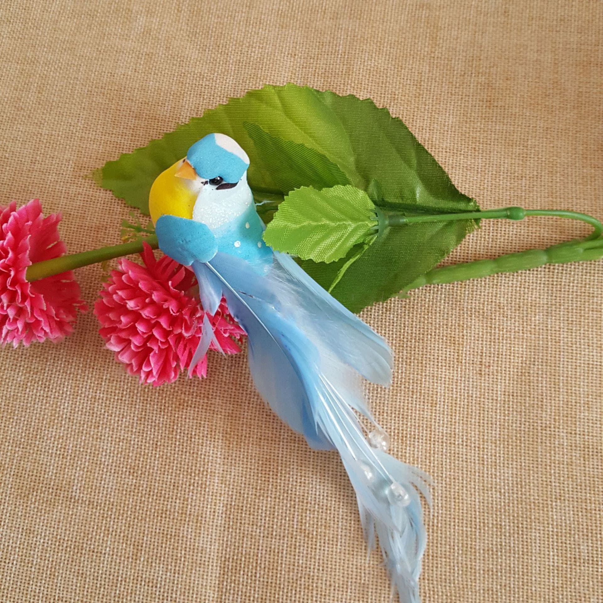 1.3 Yuan In-Stock 12cm Six Colors Simulation Bird Feather Bird