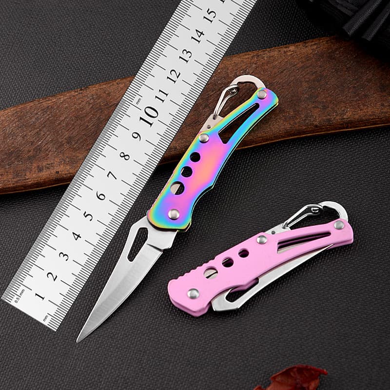 G58 Folding Knife, Yangjiang EDC Small Knife, Outdoor Camping Stainless Steel Portable Key Knife Fruit Knife Tool