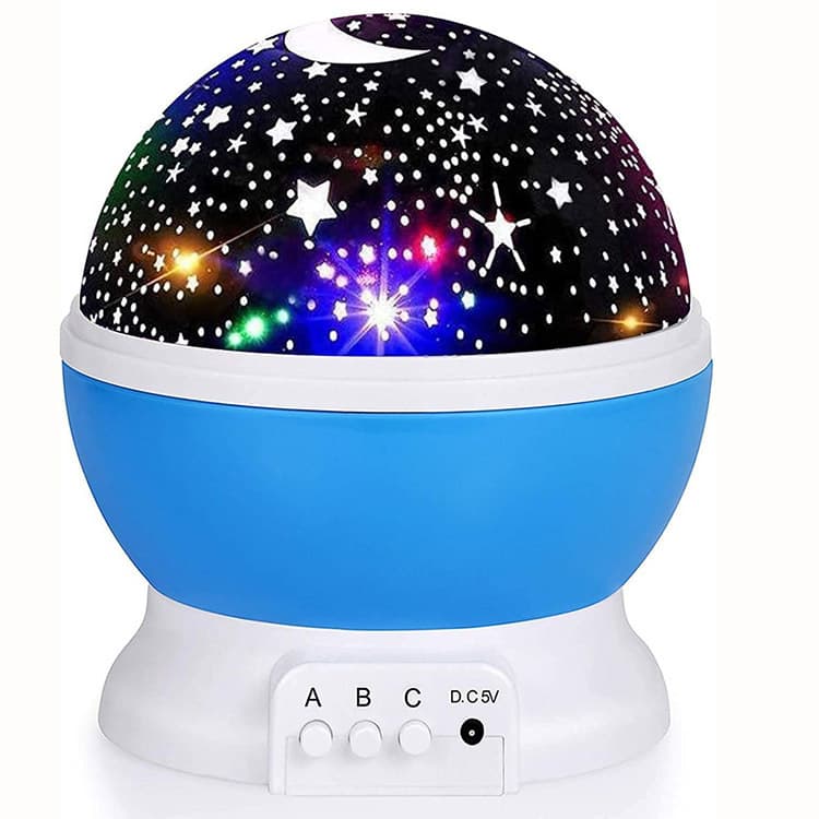 Cross-border Colorful Dreamy Polaris Projection Night Light, Romantic Atmosphere Lamp, Popular Mini Starry Sky Light