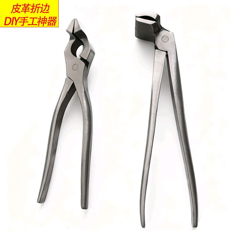 Bent Nose Clamp for Leather Folding DIY Fixed Flat Pliers Handbag Wallet Making Tool Mouth Clamp