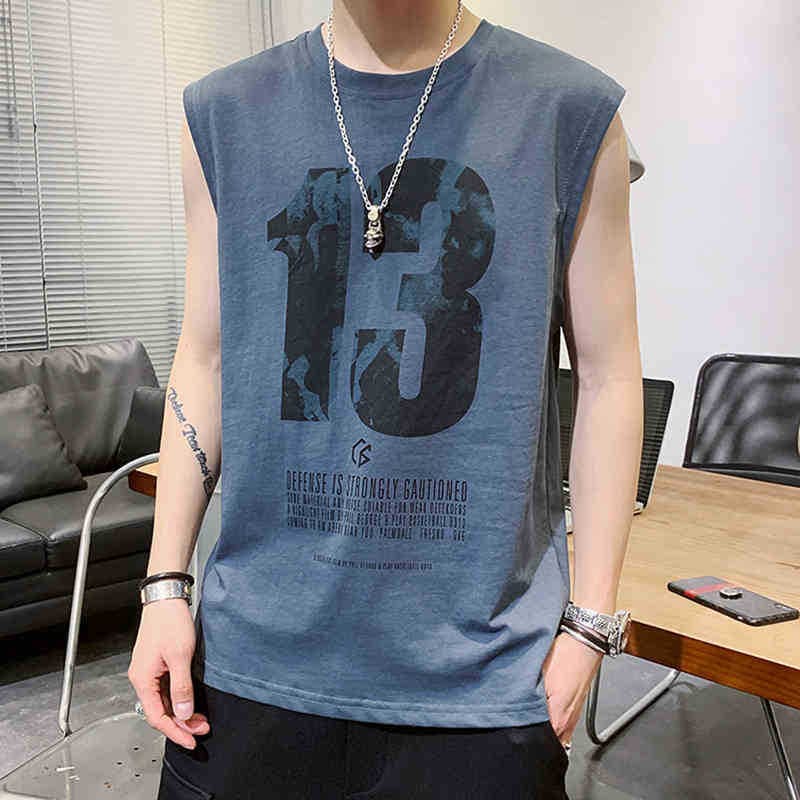 2021 New Ins Sports Vest Men's No. 24 Jersey Sports Basketball Clothes Sleeveless T-shirt Horse Clip Shirt