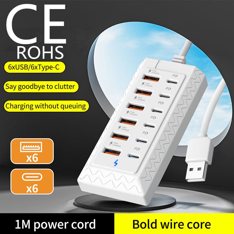Cross-border one-to-twelve docking station type-c mobile phone converter splitter multi-port docking station usb conversion head