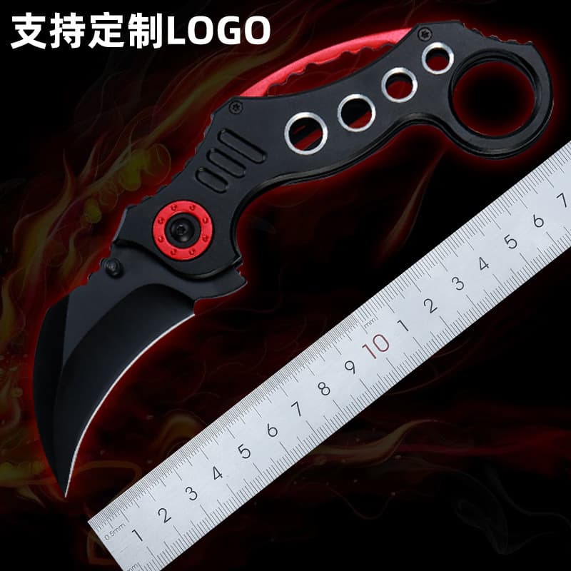 Factory Supply Amazon Folding Knife Outdoor Tool Claw Knife Folding Claw Knife Camping Jungle Field Survival Knife