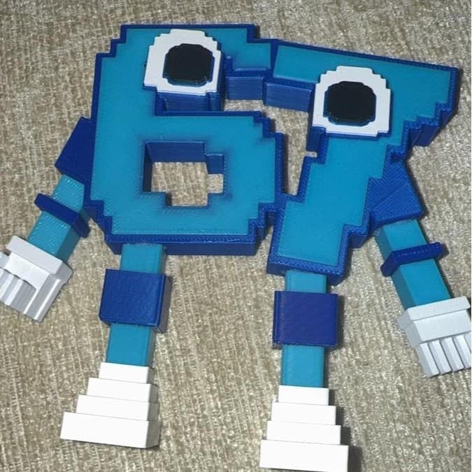 Cross-border New Pixel Shan Hai Jing No. 67 Steal a Brainrot Wisdom Brain Rot Educational Gift Decoration