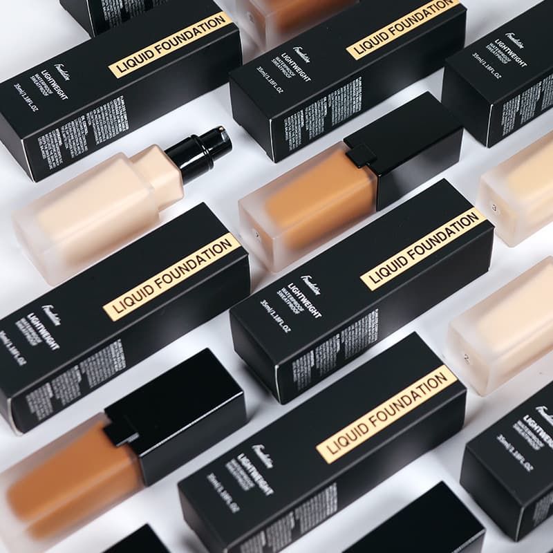 Natural Translucent HD Foundation Liquid Long-lasting Skin Care Concealer Lightweight Moisturizing for All Skin Types