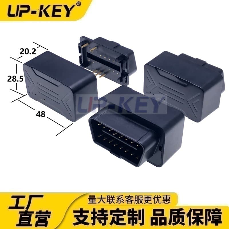 OBD Vehicle GPS Tracker Plug OBD2 Diagnostic Connector J1962 Vehicle Tracker Dedicated Adapter