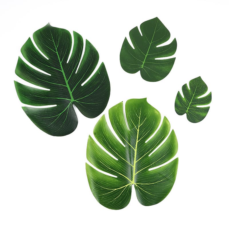 Boneless Turtle Leaf Simulation Plant Palm Leaf Tropical Turtle Leaf Table Flower Arrangement Creative Decoration Party High Simulation